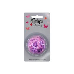 Hårstrikk 50stk rosa/lilla rosa/lilla - Tinka