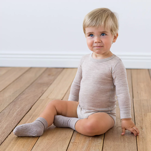 Lillelam Ullsokk Antiskli Beige - Lillelam