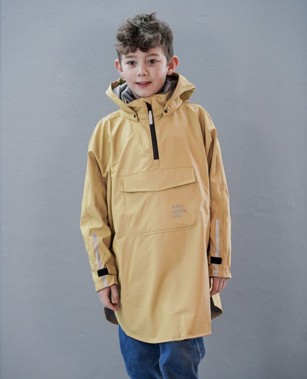 Kattnakken Regnponcho Barn og Junior Vêret Strå - Kattnakken