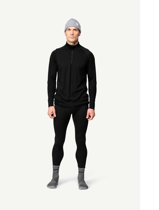 Devold M Duo Active Merino Zip Neck Black - Devold
