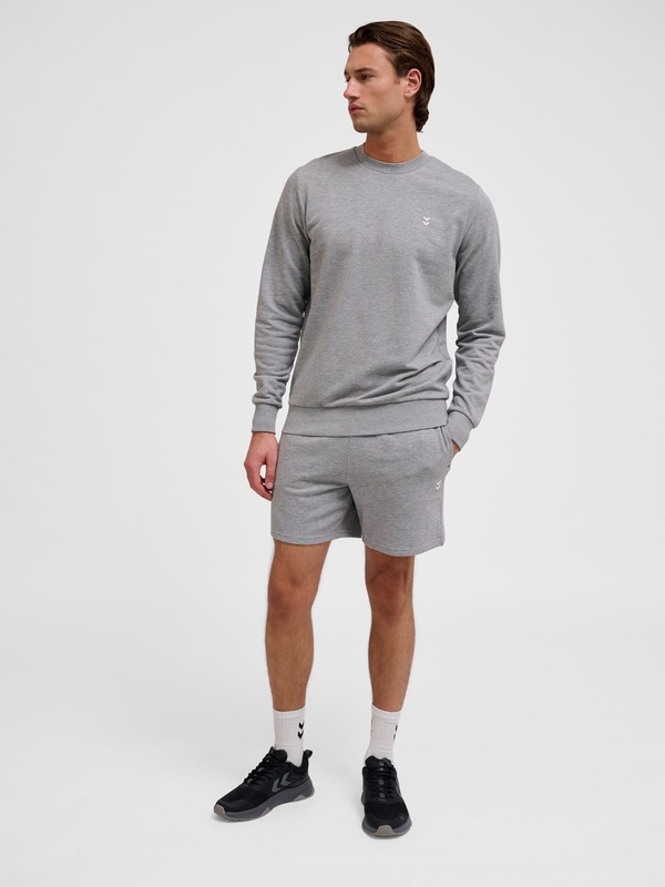 Hummel Pulse Sweat Shorts GREY MELANGE - Hummel