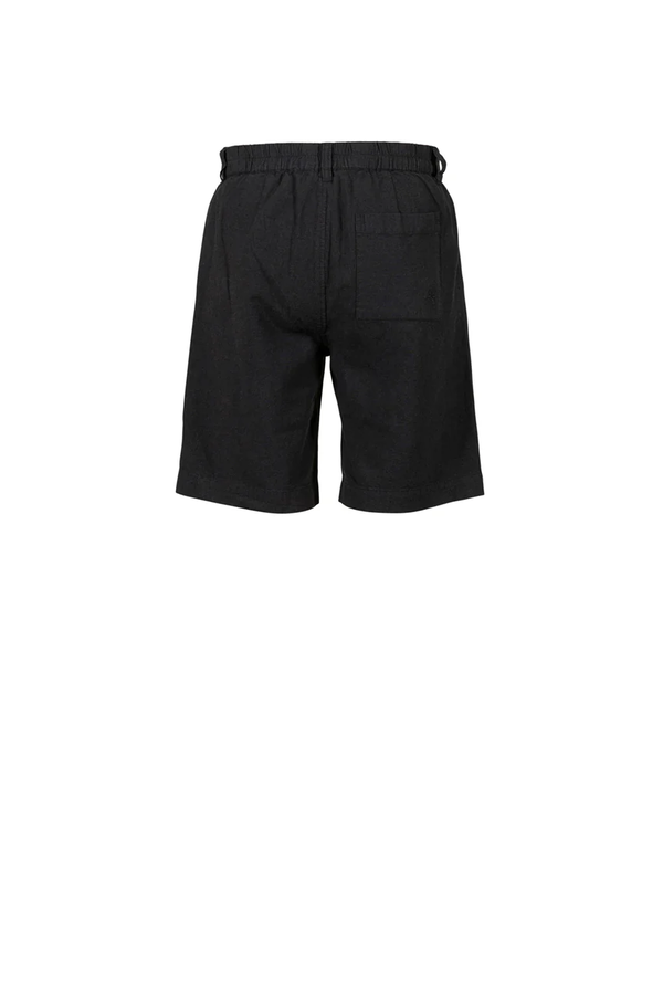 Blue Davida Cotton/Linen Bermudas Black - Blue Sportswear