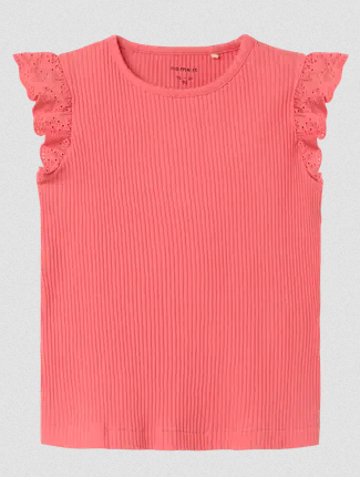 Name It Halina SS Top Spiced Coral - Name It