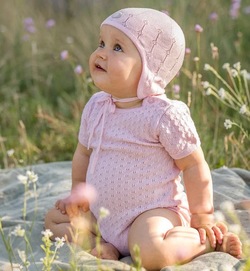 Lillelam Romper Alex m/Kort Erm Rosa - Lillelam