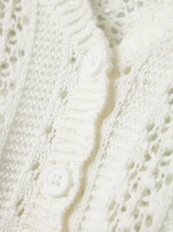 Name It Tana Knit Card BRIGHT WHITE - Name It