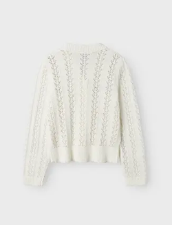 Name It Tana Knit Card BRIGHT WHITE - Name It