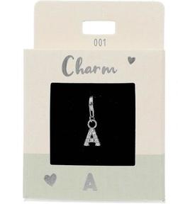 Express Yourself Anheng (Nickel free tested) - Silver A Charm Silver A - Depesche