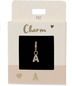Express Yourself Anheng (Nickel free tested) -  Gold A Charm Gold A - Depesche