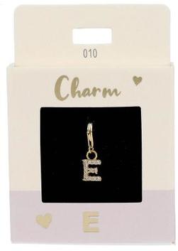 Express Yourself Anheng (Nickel free tested) - Gold E Charm Gold E - Depesche