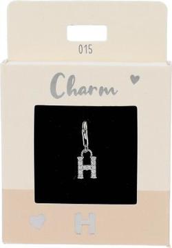 Express Yourself Anheng (Nickel free tested) - Silver H Charm Silver H - Depesche