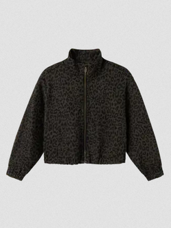 Name It Lela Ls Leo Jacket Mockingbird - Name It