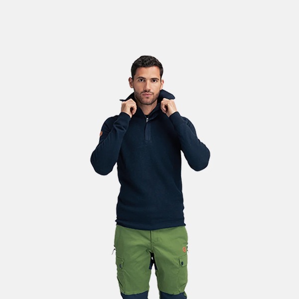 Tufte Robin Stitch Half Zip M Sky Captain - Tufte