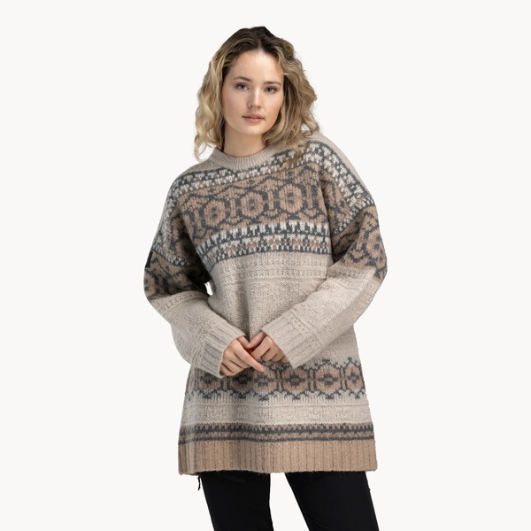 Tufte Dahlia Sweater W Chateau Gray - Tufte