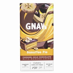 Banoffee Pie Milk Chocolate Bar 80g  - Gnaw