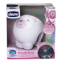Chicco Polar Bear Projector Lys Rosa  Rosa - Chicco