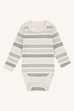 Hust & Claire Baloo 3 stripes body ull/viskose fra bambus 4501 french oak - Hust & Claire