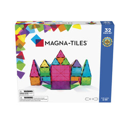 MAGNA-TILES® Clear Colours 32 stk MAGNA-TILES® Clear Colours 32 stk - Liniex