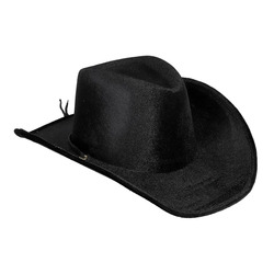 COWBOY HAT BLACK COWBOY HAT BLACK - Karneval
