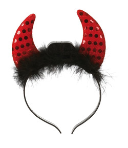 DJEVELHORN MED LYS DJEVELHORN MED LYS - Halloween