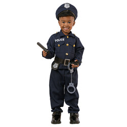 Kostyme Politi Kostyme Politi størrelse 92-104 - Halloween