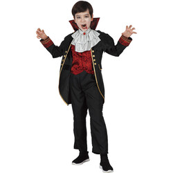 Kostyme Vampyr 130-140 cm 130-140 cm - Halloween