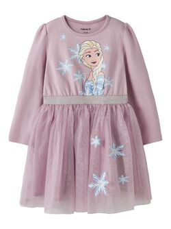 NMFOSIMI FROZEN LS TULLE DRESS   - Name It