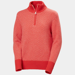hh Arctic Ocean Iceland Wool Knit Sweater ALIERT RED - Helly Hansen