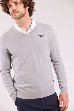 Viktor V-hals i bomull   - Sebago