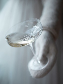 Julemorgen Champagne Skål 20cl  - Wik & Walsøe