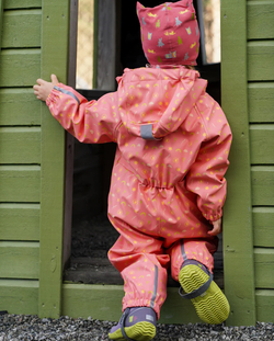 Kattnakken Babyregndress Dugg Stokkrose - Kattnakken