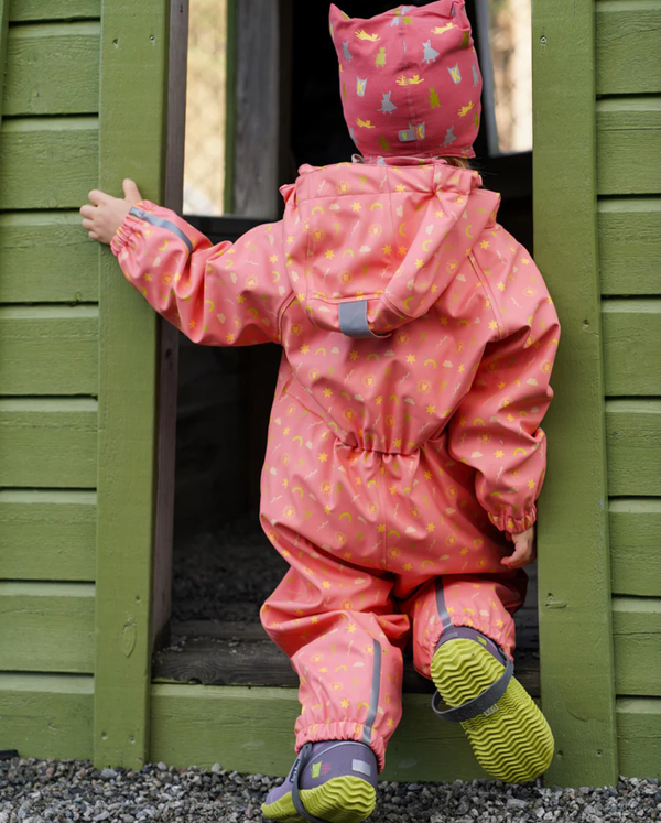 Kattnakken Babyregndress Dugg Stokkrose - Kattnakken