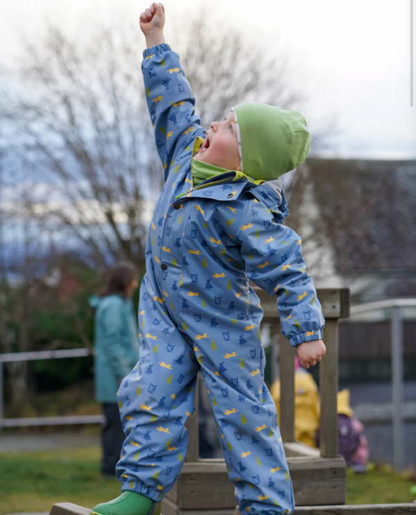 Kattnakken Heilårsregndress Hagl Mjuk blå - Kattnakken