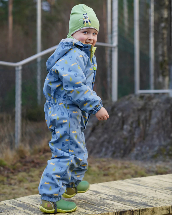 Kattnakken Heilårsregndress Hagl Mjuk blå - Kattnakken