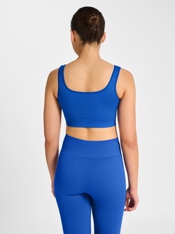 Hummel Puls Seamless Rib Bra Blå - Hummel