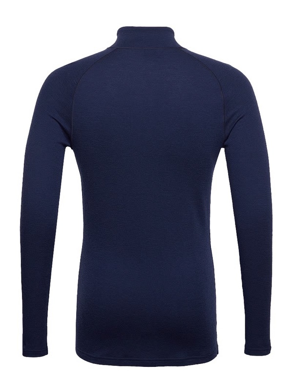 Bula Geo Merino Wool Halfzip Navy - Bula