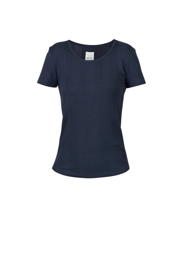 Blue Dodo Rib Tee NEW NAVY - Blue Sportswear