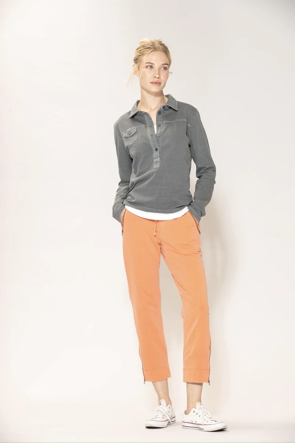 Blue Jade Anckle Cut Pants Dusty Orange - Blue Sportswear