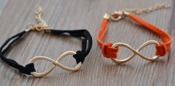 Armbånd - Evighetssymbol sort - By BeZeen