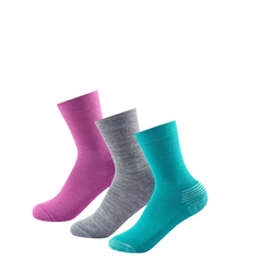 Devold Daily Medium Kid Sock 3PK Girl Mix - Devold