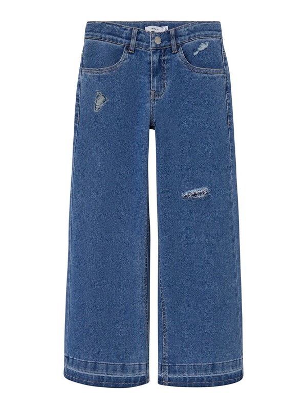 Name It Bella Wide Jeans Dark Blue Denim - Name It