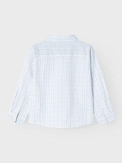 Name It Rekid Shirt Kids Bright White/Blue - Name It