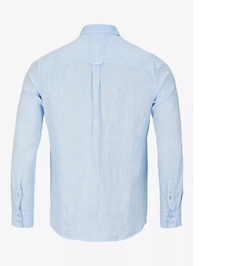 Pelle P Linen Shirt Sky Blue Melange - Pelle P