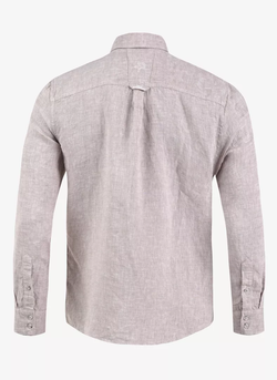 Pelle P Linen Shirt Toffee Melange - Pelle P