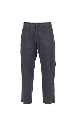 Blue Aneke Fine Twill Crop Pants Iron Grey - Blue Sportswear
