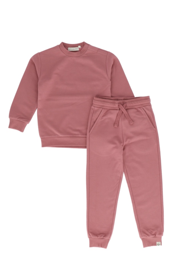 Gullkorn Tera College Sett Mørk Rosa  - Gullkorn Design