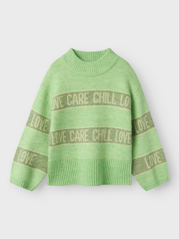 Name It REIFY LS OVERSIZE KNIT  Arcadian Green - Name It