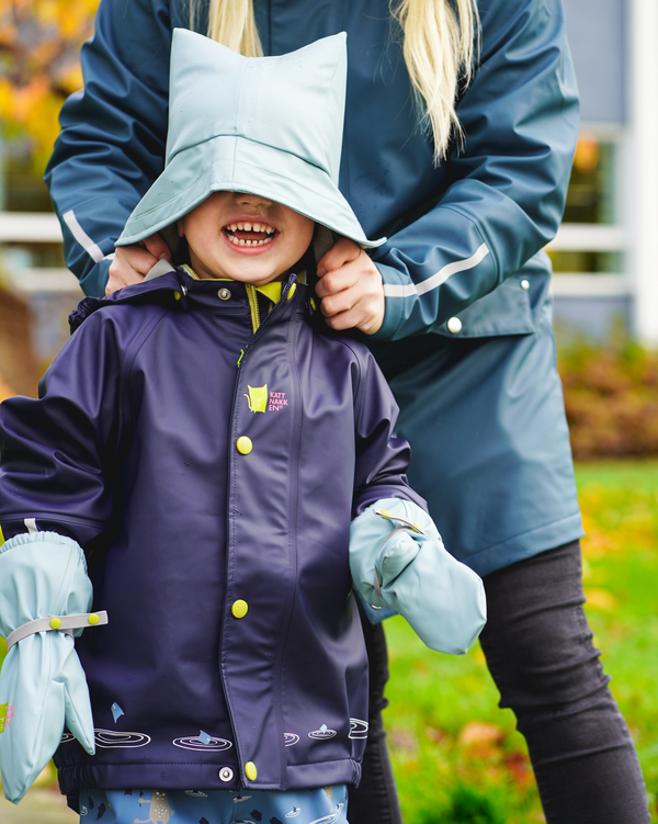 Kattnakken Regnsett Plask Marine - Kattnakken