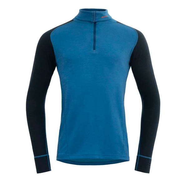Devold M Duo Active Merino Zip Neck Blue/Ink - Devold