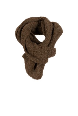 Blue Cabena Boucle Knit Scarf Hunter Green - Blue Sportswear