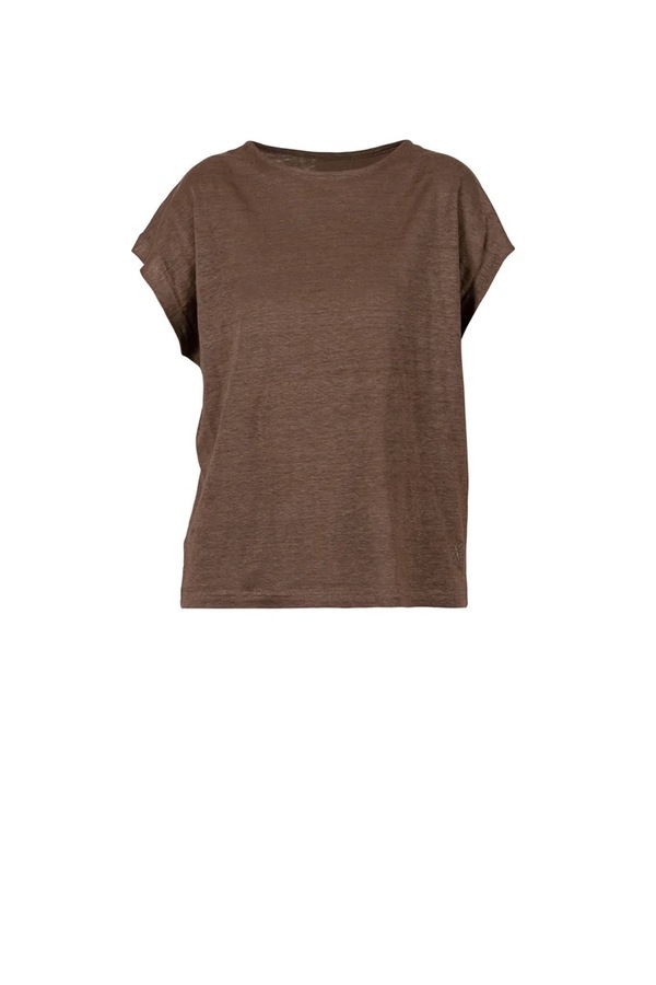Blue AneBell Linen Blouse bark - Blue Sportswear
